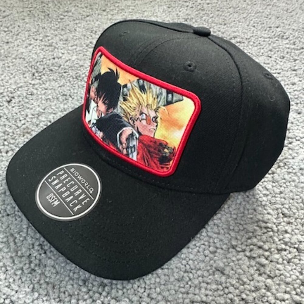 TRIGUN BIOWORLD Series Magazine Illustrated PreCurve SnapBack Hat Rare - NWT - Picture 2 of 7